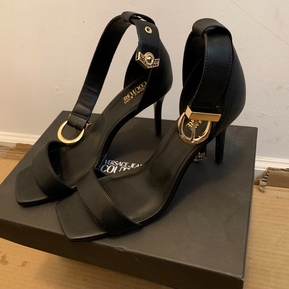 Versace Buckle heels